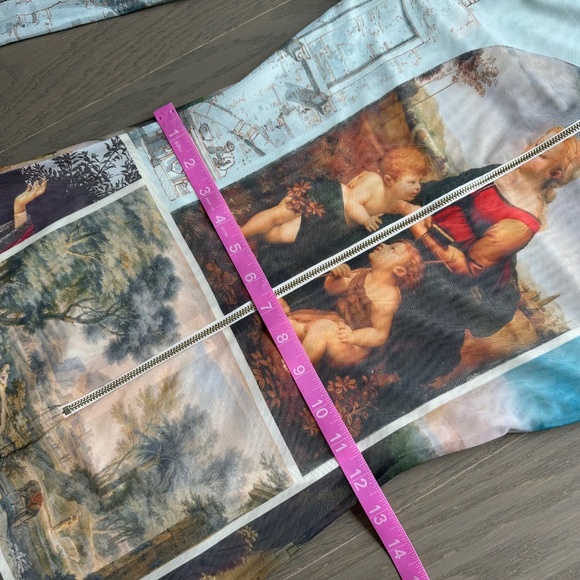 Alice + Olivia Delora Sunday Dreaming Maxi Dress Renaissance - Size 2 - EUC - Picture 9 of 12